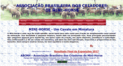 Desktop Screenshot of minihorse.com.br